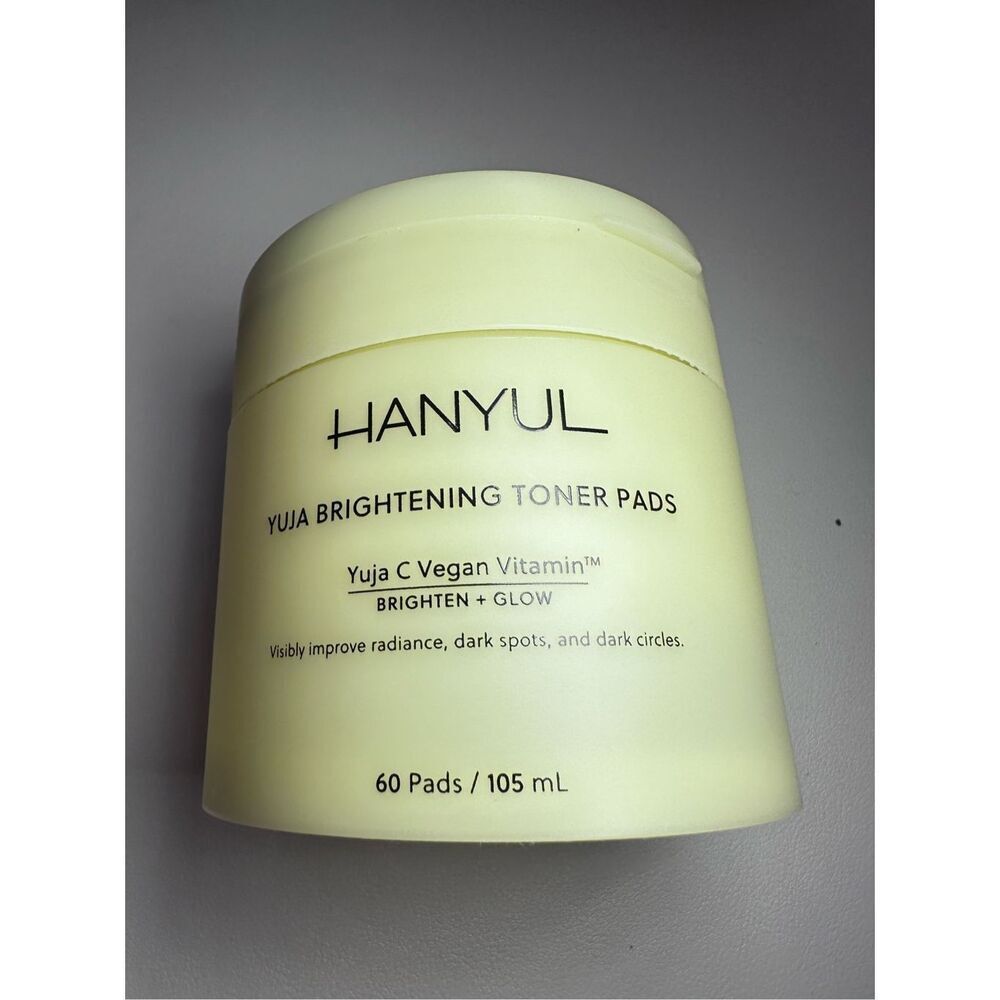 Hanyul Yuja Brightening Toner Pads with Vitamin C and Niacinamide 60pads